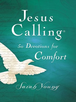 cover image of Jesus Calling, 50 Devotions for Comfort, with Scripture references